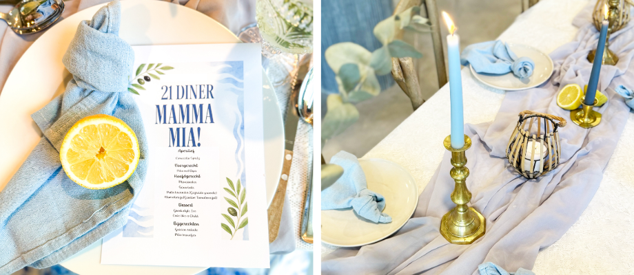 21 diner thema inspiratie en styling