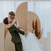 Backdrop Pink Panels 