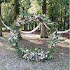 Backdrop rond zwart - zonder doek