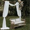 Backdrop donker - rotan bankje