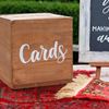 Enveloppenbox hout Cards