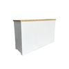 Inklapbare witte bar + blank blad