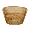 Vintage rotan bank huren bij Loods of Rentals