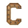 Kleine houten licht letter C huren Loods of Rentals