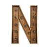 Kleine houten licht letter N huren bij Loods of Rentals