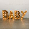 BABY lichtletters klein