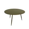 Salontafel goud rond
