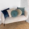 Kussenset blauwe tinten