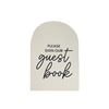 Please sign our guestbook - beige