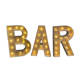 BAR lichtletters klein