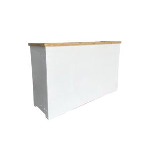 Inklapbare witte bar + blank blad