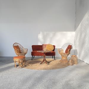 Boho terracotta zithoek