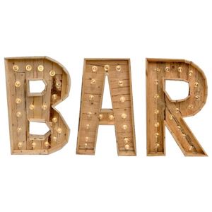 BAR lichtletters