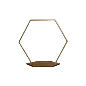 Taart display hexagon laag