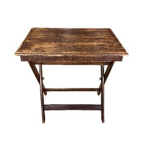 Bistrotafel donker hout - inklapbaar
