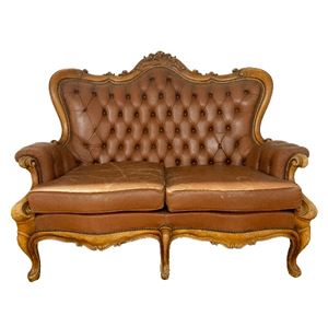 Tweedehands chesterfield bank 2 zits huren bij Loods of Rentals
