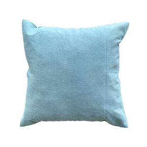 Kussen rib licht blauw