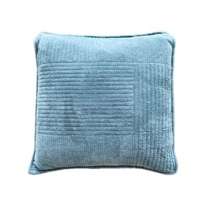 Kussen velvet licht blauw
