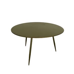 Salontafel goud rond