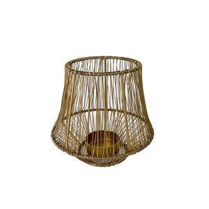 Waxinehouder goud draad
