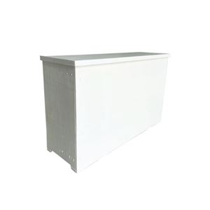 Inklapbare witte bar + wit blad
