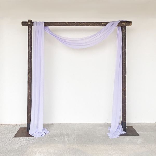 Backdrop donker + lila doek